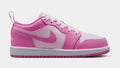 Jordan 1 Low Preschool Lifestyle Shoes (China Rose/Pink Foam/White)