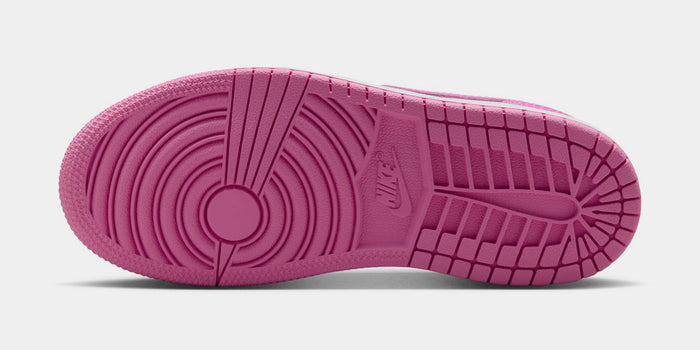 Jordan 1 Low Preschool Lifestyle Shoes (China Rose/Pink Foam/White)