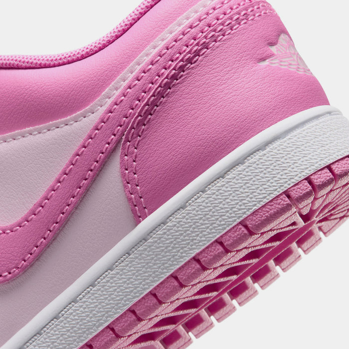 Jordan 1 Low Preschool Lifestyle Shoes (China Rose/Pink Foam/White)