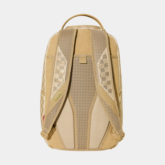 2 Tone Gold Trinity Mens Backpack (Gold/Gold)