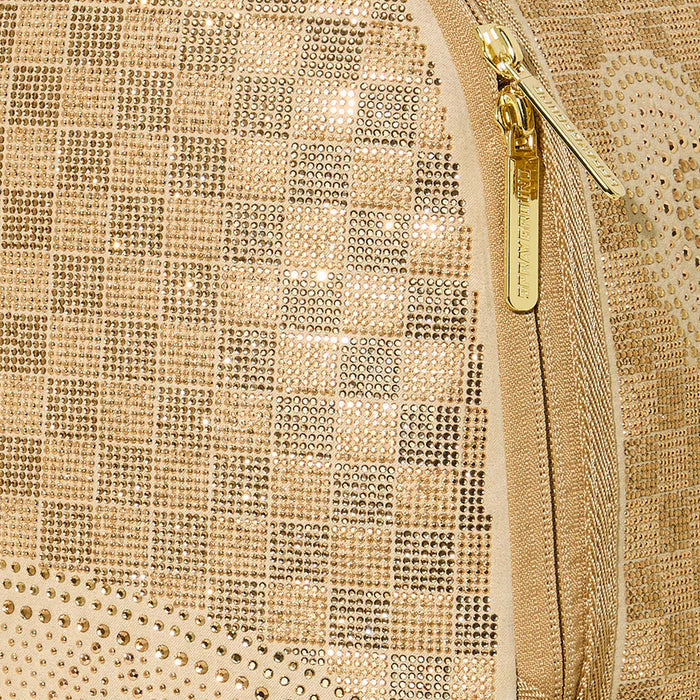 2 Tone Gold Trinity Mens Backpack (Gold/Gold)
