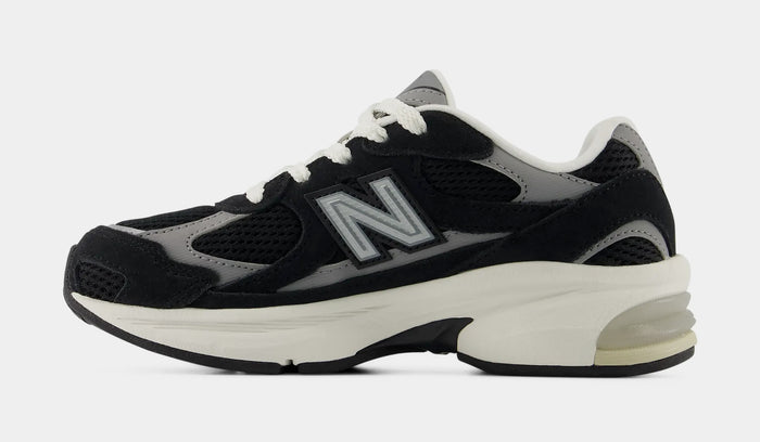 2010 Lace Preschool Running Shoes (Black/Shadow Grey)