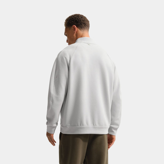 24.7 ImpossiblySoft Dri Fit Half Zip Up Mens Jacket (Grey Fog/Light Smoke Grey)