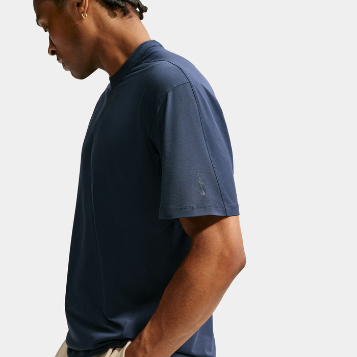 24.7 ImpossiblySoft Light Dri Fit Mens Short Sleeve Shirt (Obsidian/Black/Dark Obsidian)