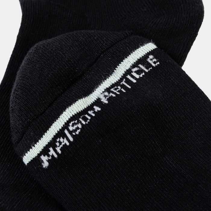 2pack Crew Mens Socks (Black)