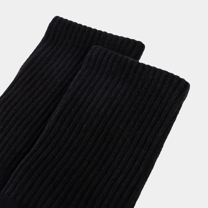 2pack Crew Mens Socks (Black)