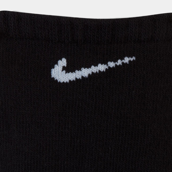 3 Pack Everyday No Show Mens Socks (Black)