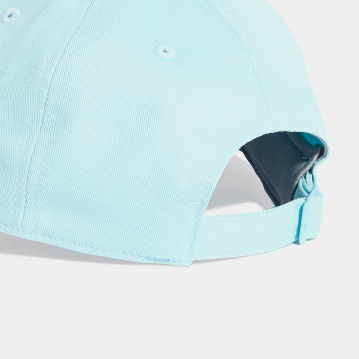 3 Stripes New Logo Baseball Adjustable Mens Hat (Icey Blue/White)