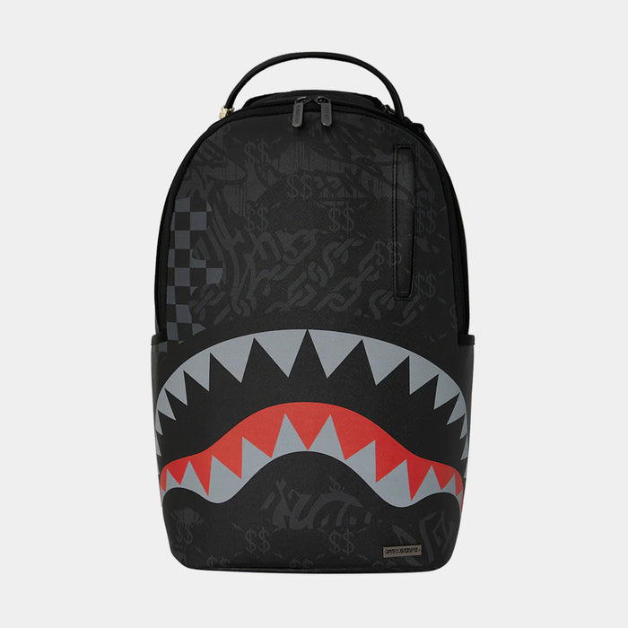 4AM Shark Mens Backpack (Black/Red)