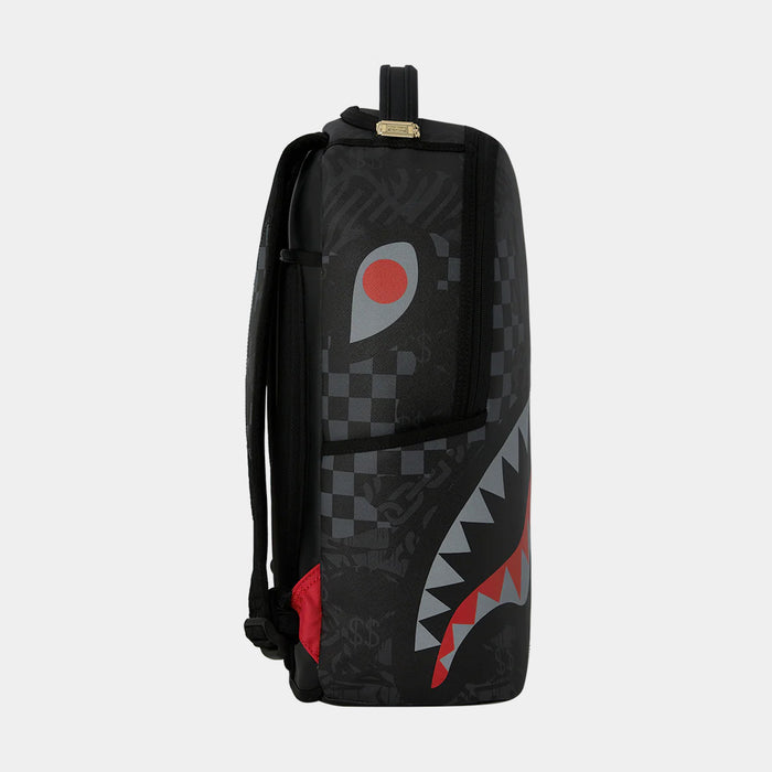 4AM Shark Mens Backpack (Black/Red)