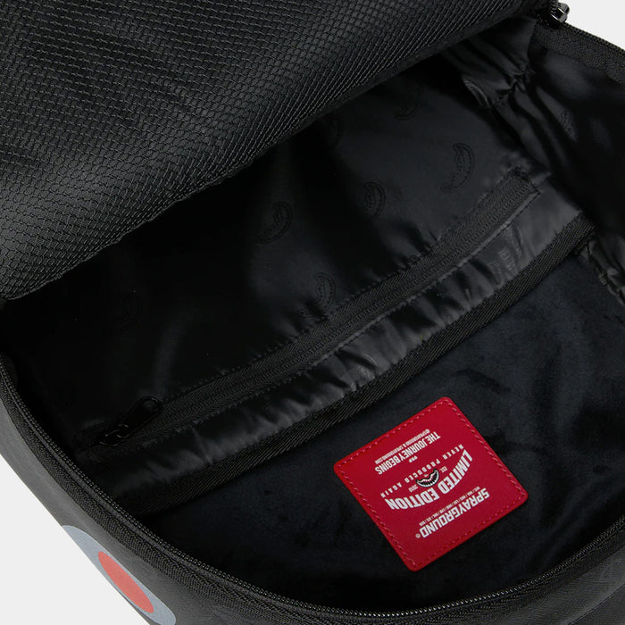 4AM Shark Mens Backpack (Black/Red)