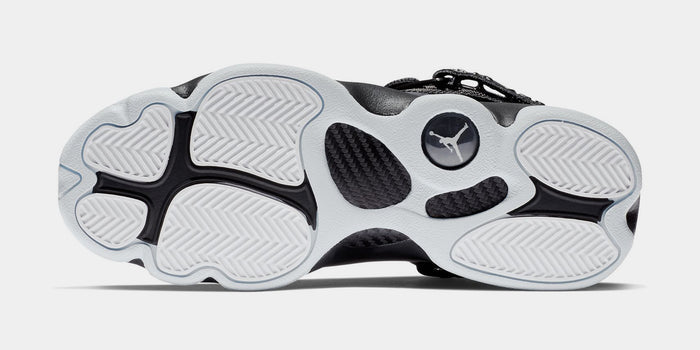 6 Rings Grade School Basketball Shoes (Black/White/Black)