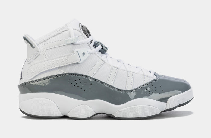 6 Rings Mens Basketball Shoes (White/ Cool Grey)