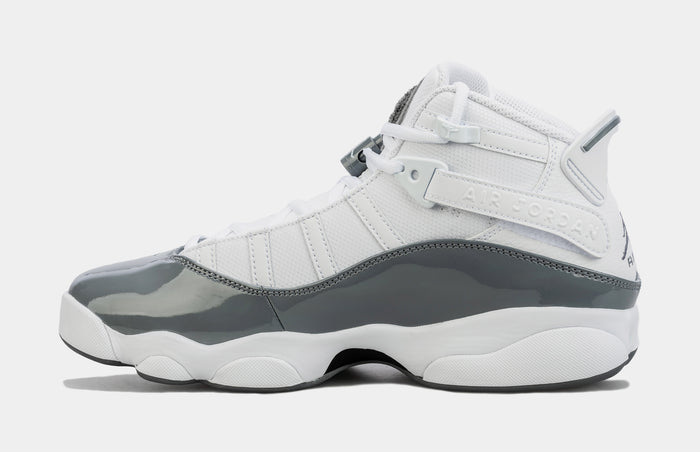 6 Rings Mens Basketball Shoes (White/ Cool Grey)