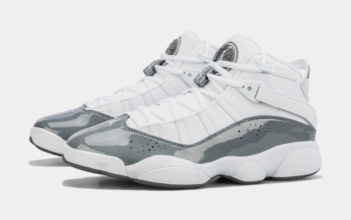 6 Rings Mens Basketball Shoes (White/ Cool Grey)