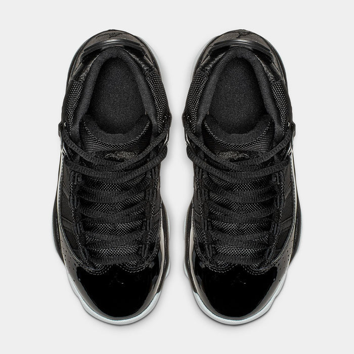 6 Rings Preschool Basketball Shoes (Black/White/Black)