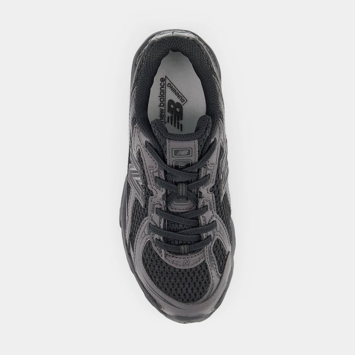 740 Bunge Lace Preschool Lifestyle Shoes (Black Cement)