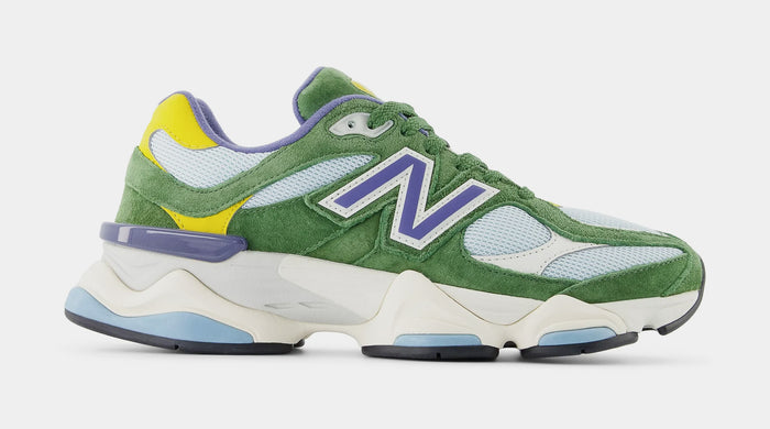 9060 Dark Pine Green Mens Lifestyle Shoes (Alpine Green/Yellow/Blue)