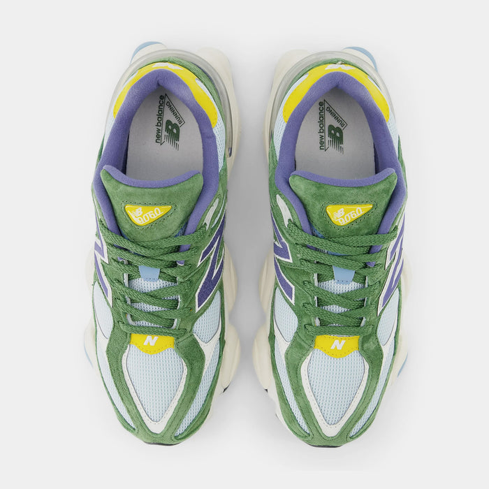 9060 Dark Pine Green Mens Lifestyle Shoes (Alpine Green/Yellow/Blue)