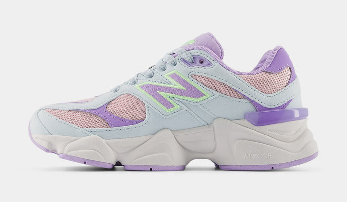 9060 Grade School Lifestyle Shoes (Frosted Glass/Lilac Glow)