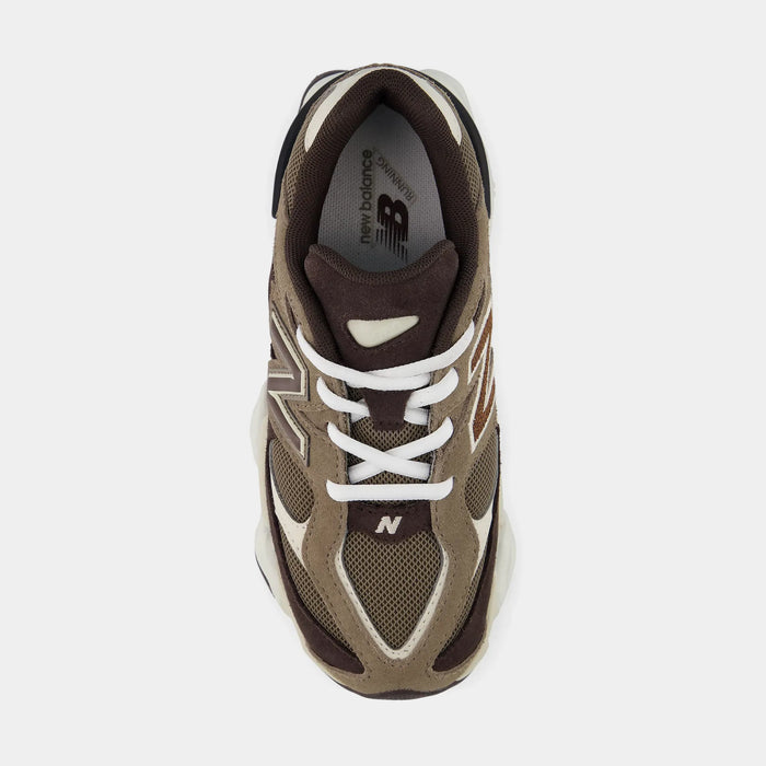 9060 Lace Preschool Lifestyle Shoes (Brown/Brown)