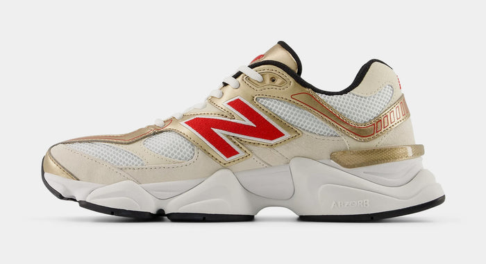 9060 Mens Lifestyle Shoes (Beige/Red)