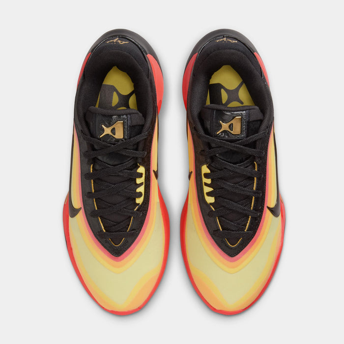 A One ASW Womens Lifestyle Shoes (Black/Metallic Gold/Bright Crimson)