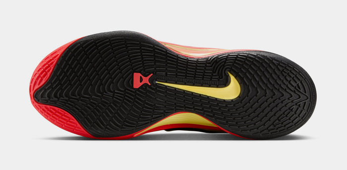 A One ASW Womens Lifestyle Shoes (Black/Metallic Gold/Bright Crimson)
