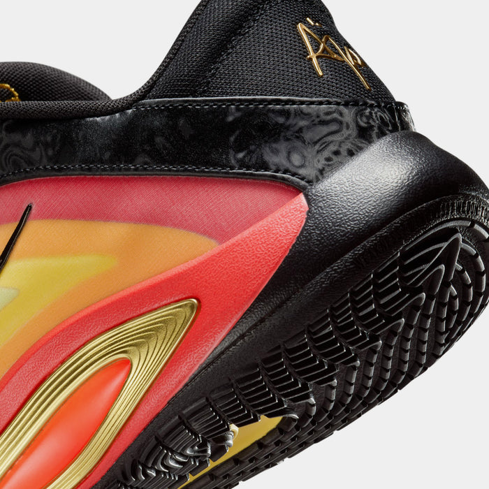 A One ASW Womens Lifestyle Shoes (Black/Metallic Gold/Bright Crimson)