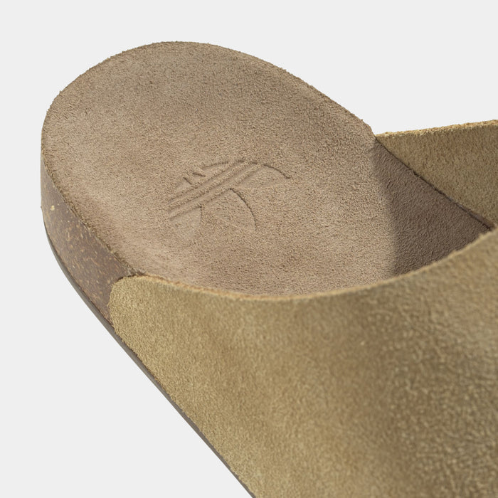 Adimule Slide Womens Sandals (Golden Beige/Golden Beige/Gum)
