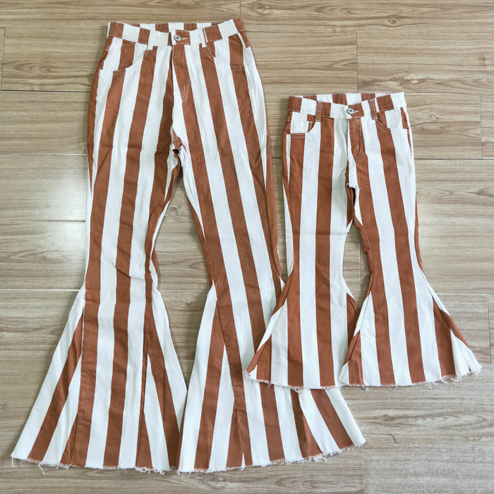 Adult danim stripes jeans    P0010