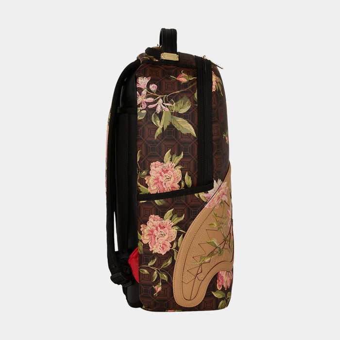 AI Dreamers Garden Mens Backpack (Black/Brown)