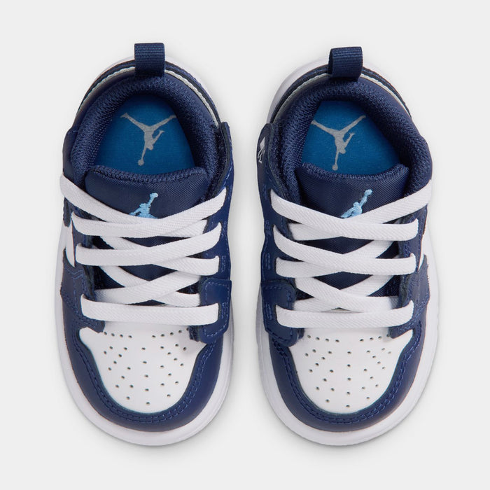 Air Jordan 1 Low Alt Infant Toddler Lifestyle Shoes (Midnight Navy/White/University Blue)