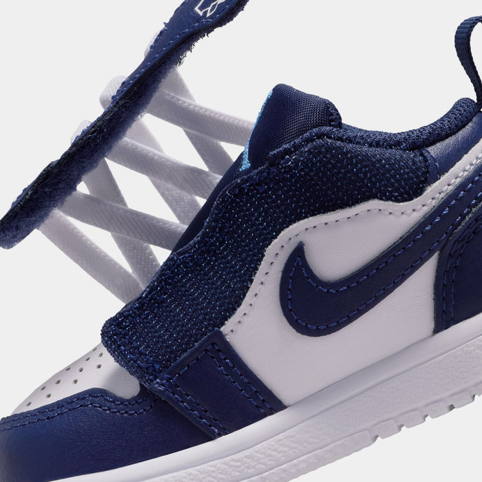 Air Jordan 1 Low Alt Infant Toddler Lifestyle Shoes (Midnight Navy/White/University Blue)