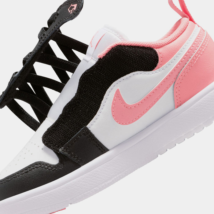 Air Jordan 1 Low Alt Preschool Lifestyle Shoes (Black/White/Pink Gaze)