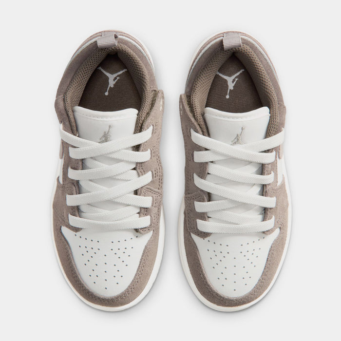 Air Jordan 1 Low Alt Preschool Lifestyle Shoes (Olive Grey/Enigma Stone/Summit White)