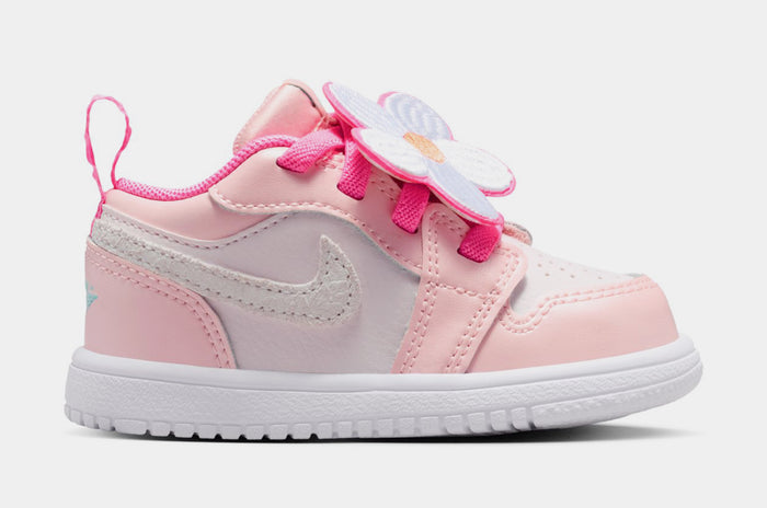 Air Jordan 1 Low Alt SE Infant Toddler Lifestyle Shoes (Pink Glow/Light Aqua/Pink Bloom)