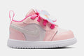 Air Jordan 1 Low Alt SE Infant Toddler Lifestyle Shoes (Pink Glow/Light Aqua/Pink Bloom)