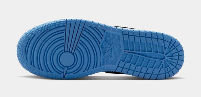 Air Jordan 1 Low Grade School Lifestyle Shoes (Midnight Navy/University Blue/White)