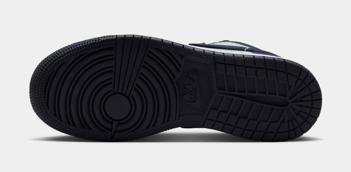 Air Jordan 1 Low Grade School Lifestyle Shoes (Obsidian/Grey Fog/Pink Foam)