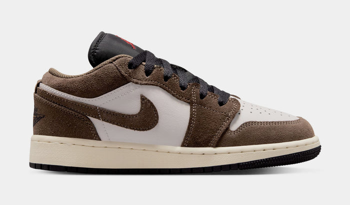 Air Jordan 1 Low Grade School Lifestyle Shoes (Palomino/Black/Phantom/Sail)