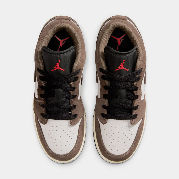 Air Jordan 1 Low Grade School Lifestyle Shoes (Palomino/Black/Phantom/Sail)