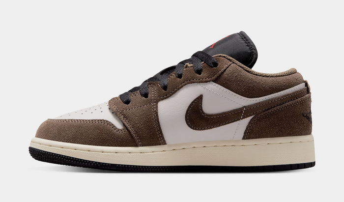 Air Jordan 1 Low Grade School Lifestyle Shoes (Palomino/Black/Phantom/Sail)