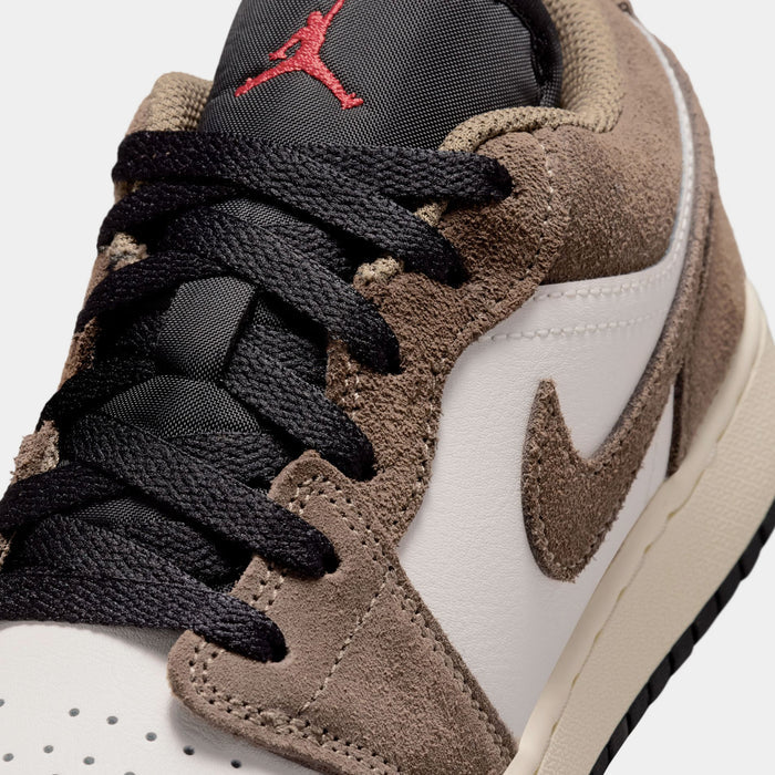 Air Jordan 1 Low Grade School Lifestyle Shoes (Palomino/Black/Phantom/Sail)