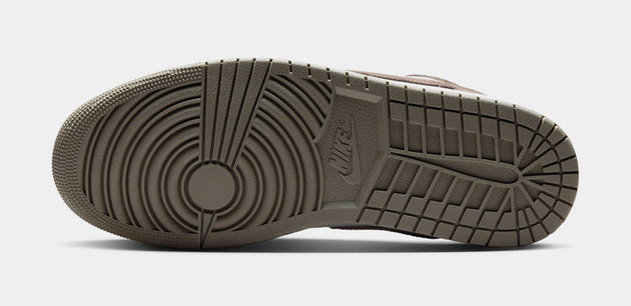 Air Jordan 1 Low Mens Lifestyle Shoes (Olive Grey/Summit White/Pale Ivory/Enigma Stone)