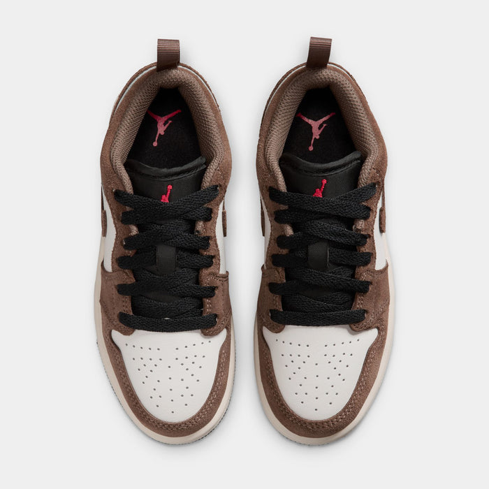 Air Jordan 1 Low Palomino Preschool Lifestyle Shoes (Palomino/Black/Phantom Sail)