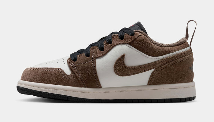 Air Jordan 1 Low Palomino Preschool Lifestyle Shoes (Palomino/Black/Phantom Sail)