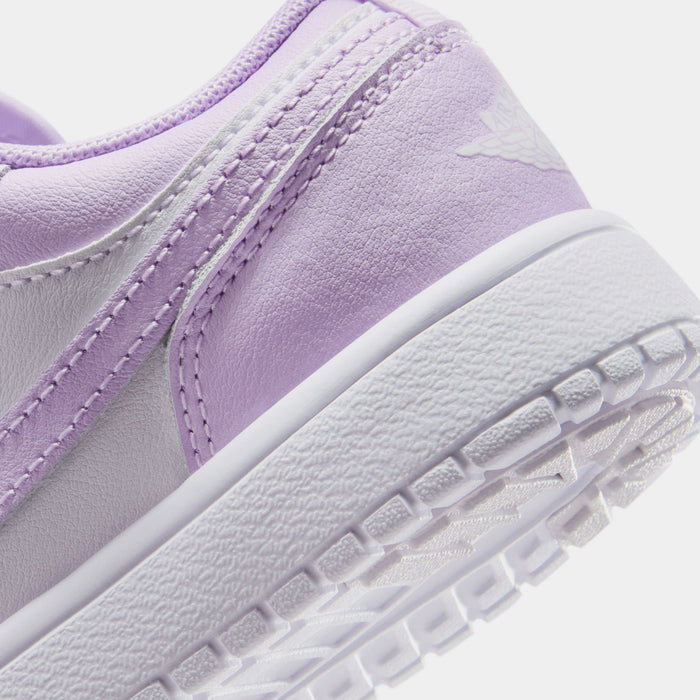 Air Jordan 1 Low Preschool Lifestyle Shoes (Barely Grape/White/Violet Mist)