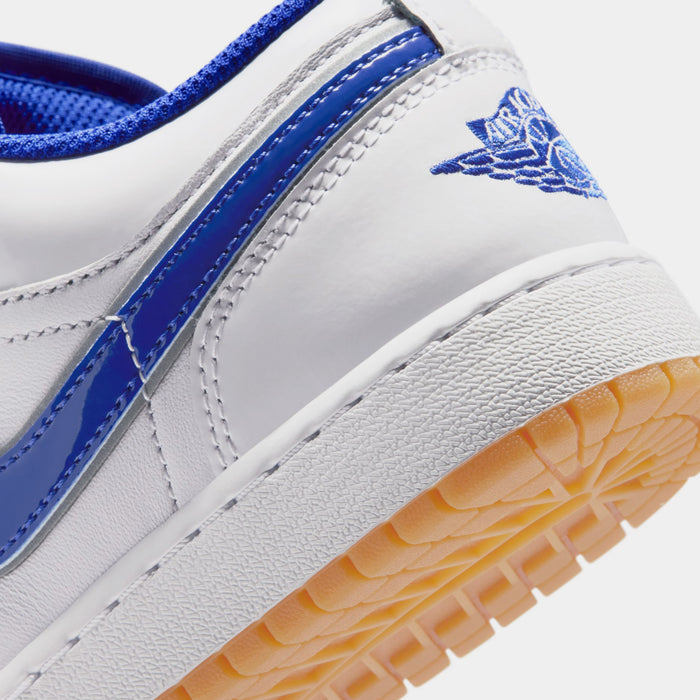 Air Jordan 1 Low SE Grade School Lifestyle Shoes (White/University Red/Old Royal)