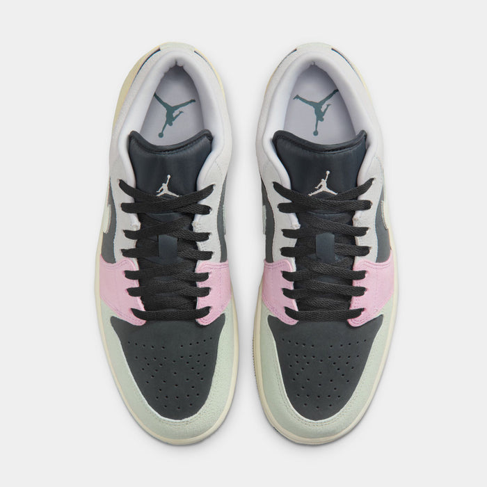 Air Jordan 1 Low SE Mens Lifestyle Shoes (Anthracite/Sail/Muslin/Iris Whisper)